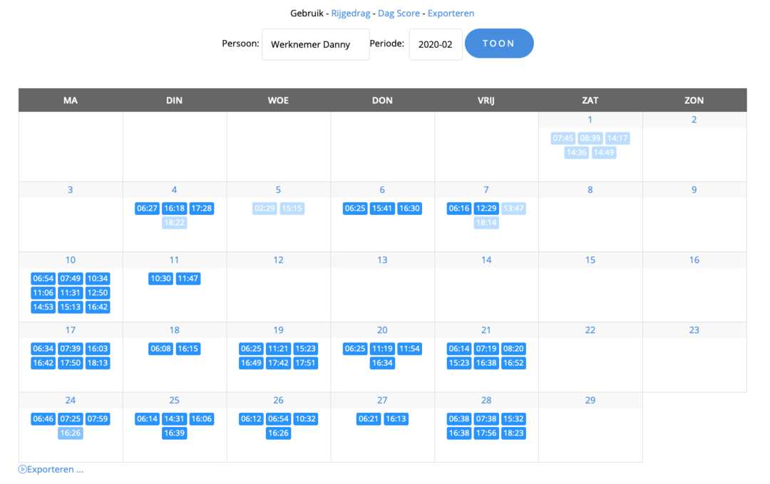 Trip Registration